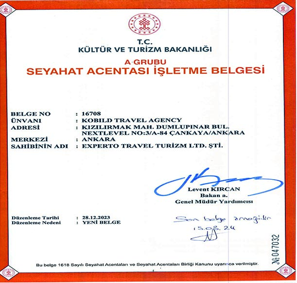 Certificat d'Autorité de Tourisme Médical